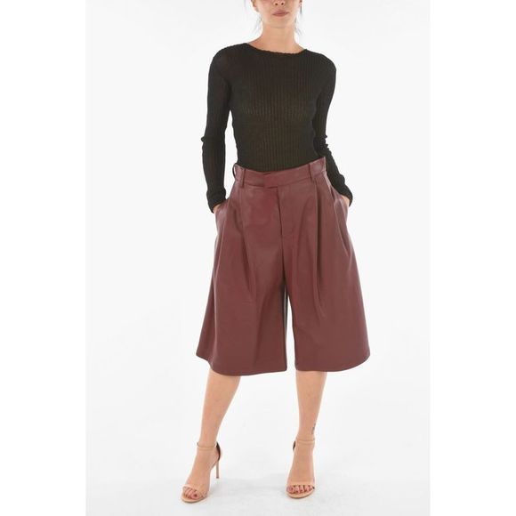 Bottega Veneta Women's Red Five Pocket Trousers - Picture 2 of 4